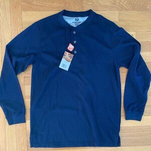 Men’s Henley Thermal long sleeve shirt